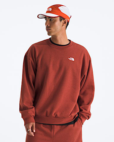 Mens Evolution Simple Dome Oversize Crew TNF Iron Clay HERO