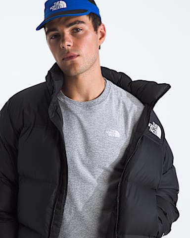 Mens Evolution Simple Dome Regular ShortSleeve Tee TNF TNF Pale Grey Heather HERO2