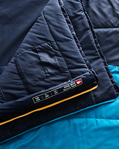 Dolomite One Double Sleeping Bag TNF Hyper Blue  Radiant Yellow ALT2