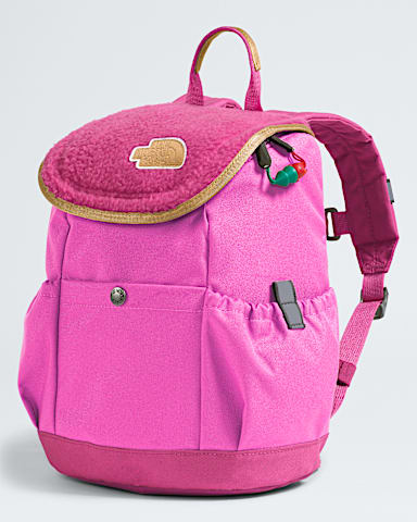 Youth Mini Explorer Backpack 10L TNF Violet CrocusFuchsia Flash FRONT34