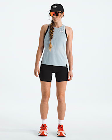 Womens Summit Series High Trail Tank TNF Frost Grey HERO2