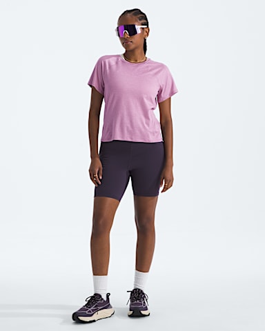Womens Jaida ShortSleeve Tee TNF Hushed Lavender Light Heather HERO2
