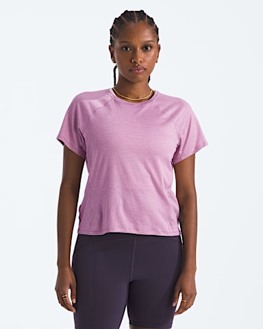 Womens Jaida ShortSleeve Tee TNF Hushed Lavender Light Heather Main