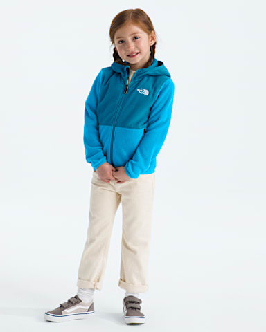 Kids Glacier FullZip Hoodie TNF Meridian BlueDusk Blue HERO2