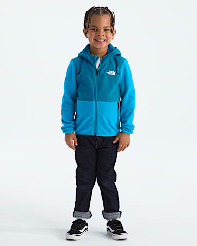 Kids Glacier FullZip Hoodie TNF Meridian BlueDusk Blue HERO3
