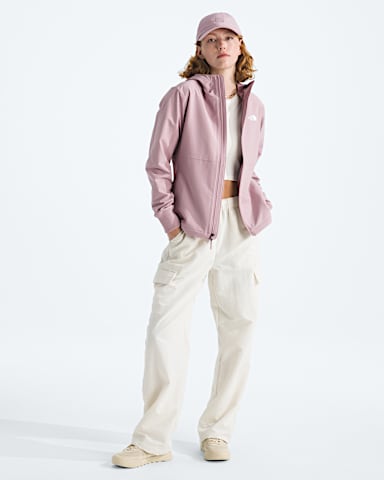 Womens Shelbe Raschel Hoodie TNF Metal Pink HERO2