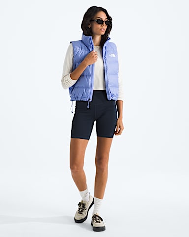 Womens Hydrenalite Down ALine Vest TNF Periwinkle Glow HERO2