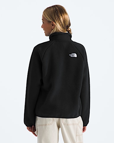 Girls Yumiori FullZip Jacket TNF TNF Black BACK