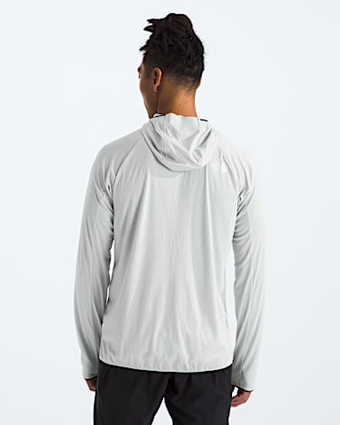 Mens Summit Series Direct Sun Hoodie TNF Pearl Stone BACK