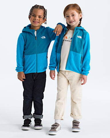 Kids Glacier FullZip Hoodie TNF Meridian BlueDusk Blue HERO