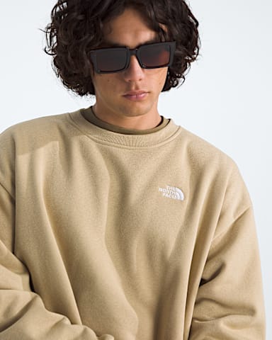 Mens Evolution Simple Dome Oversize Crew TNF Khaki Stone HERO2