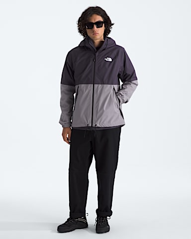 Mens Antora Rain Hoodie TNF Endless DuskTranscendent Grey HERO2