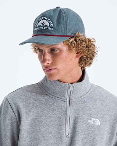 Norm 5Panel Hat TNF Granite GreyEst 1966 Graphic MODELBACK