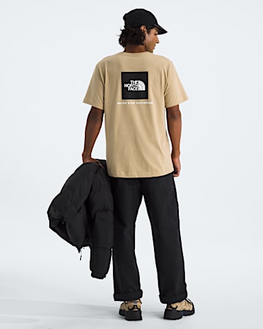 Tshirt manches courtes Evolution avec logo carr NSE pour hommes TNF Kaki Pierre HERO2