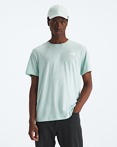 Tshirt manches courtes Evolution avec logo carr NSE pour hommes TNF Givre Opale BACK