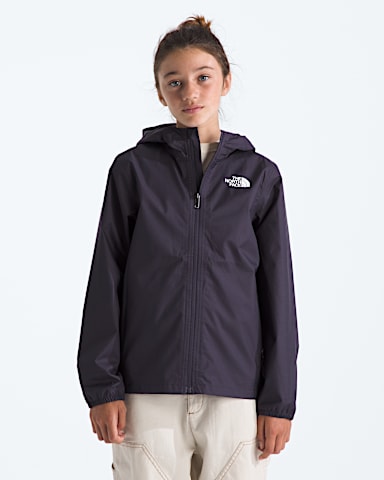 Boys Girls Zipline Rain Jacket TNF Endless Dusk HERO2