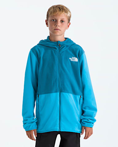 Boys  Girls Glacier FullZip Hoodie TNF Meridian BlueDusk Blue HERO3