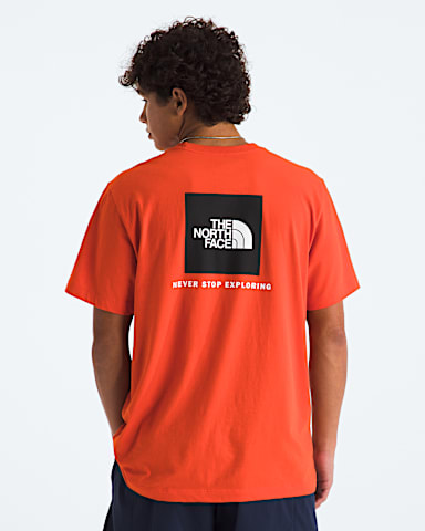 Mens Evolution Box NSE Regular ShortSleeve Tee TNF Lava Red Main