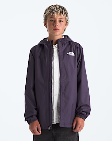 Teen Zipline Rain Jacket TNF Endless Dusk HERO3