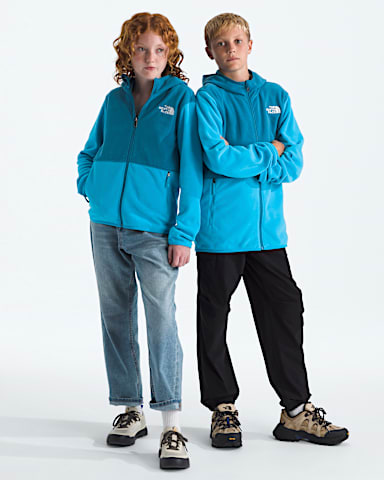 Boys  Girls Glacier FullZip Hoodie TNF Meridian BlueDusk Blue HERO