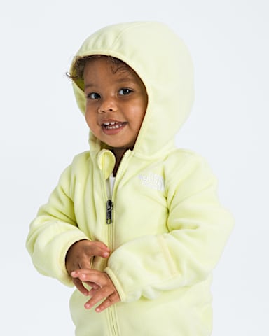 Chandail capuchon glissire pleine longueur Glacier pour bbs TNF Brume Citron HERO2