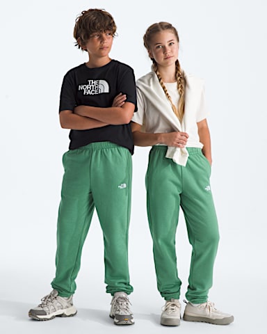 Boys Girls Evolution Simple Dome Pants TNF Dimmed Algae Main