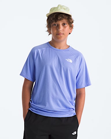 Boys  Girls Sunriser ShortSleeve Tee TNF Periwinkle Glow HERO2
