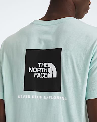 Tshirt manches courtes Evolution avec logo carr NSE pour hommes TNF Givre Opale HERO2