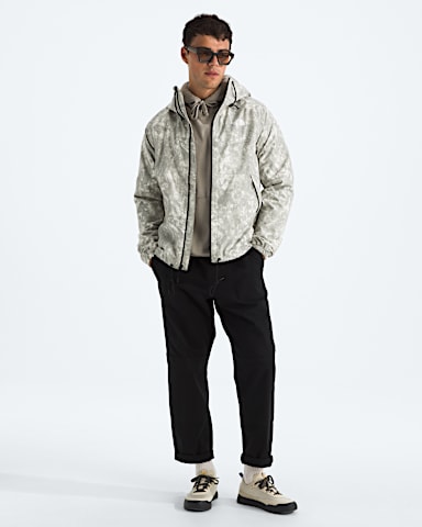 Mens Antora Rain HoodiePrint TNF Stone Slab Chalk Texture Print HERO2