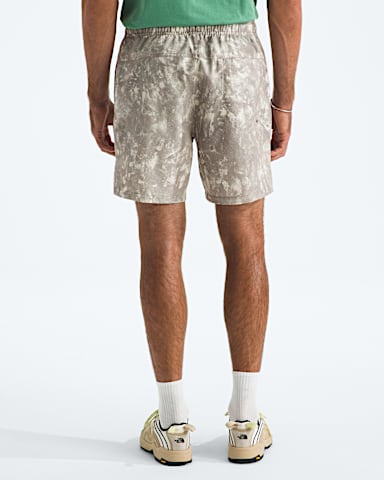 Mens Action Shorts 20Print TNF Stone Slab Chalk Texture Print BACK