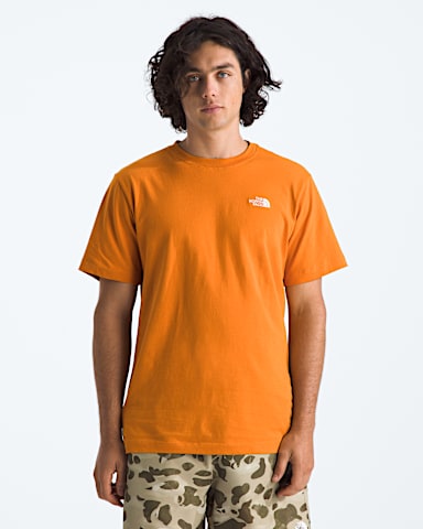 Mens Evolution Simple Dome Regular ShortSleeve Tee TNF Dust Orange Main