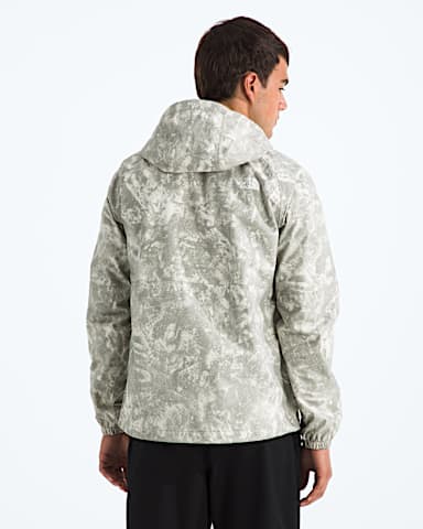 Mens Antora Rain HoodiePrint TNF Stone Slab Chalk Texture Print BACK