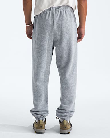 Mens Evolution Simple Dome Regular Pants TNF TNF Pale Grey Heather BACK