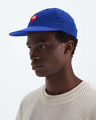 TNF Red Box Nylon Hat TNF TNF Blue MODELBACK