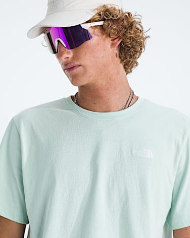 Mens Evolution Simple Dome Regular ShortSleeve Tee TNF Opal Frost HERO2