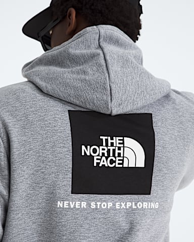 Mens Evolution Box NSE Regular Hoodie TNF TNF Pale Grey Heather HERO2