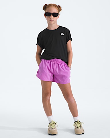 Girls Flex ShortSleeve Tee TNF TNF Black HERO2