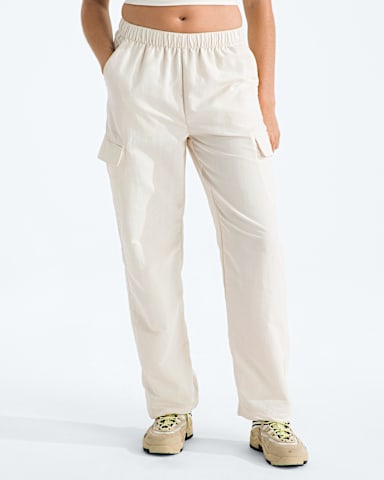 Womens TNF Easy Wind Cargo Pants TNF White Dune Main