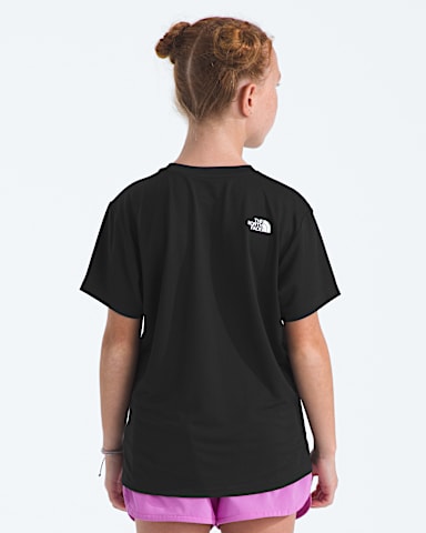 Girls Flex ShortSleeve Tee TNF TNF Black BACK