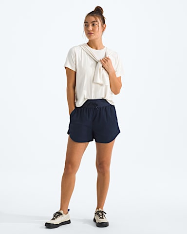 Womens Aphrodite Arise 3 Shorts TNF Summit Navy HERO2