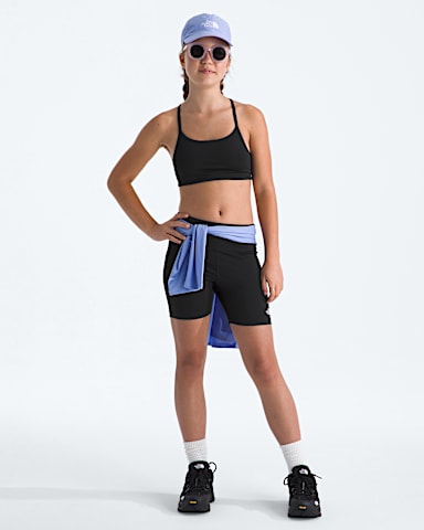 Girls Flex Tights Shorts5 TNF TNF Black HERO2