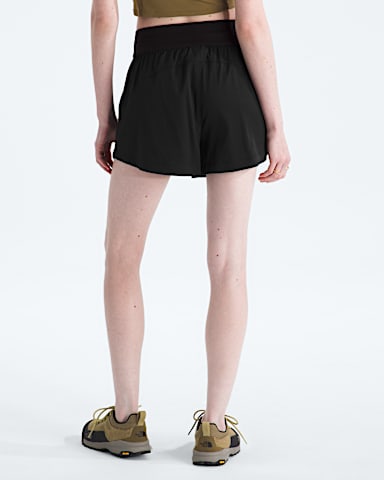 Womens Aphrodite Arise 3 Shorts TNF TNF Black BACK