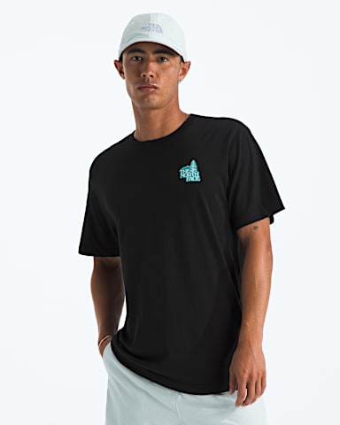 Tshirt manches courtes standard Keep Climbin pour hommes TNF Noir TNF HERO