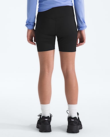 Girls Flex Tights Shorts5 TNF TNF Black BACK