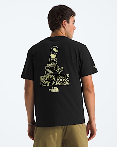 Mens Alien Relaxed ShortSleeve TeeGraphic TNF TNF Black Main