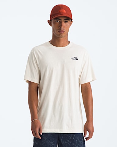 Tshirt  manches courtes Stay Exploring standard pour hommes TNF Dune Blanche BACK