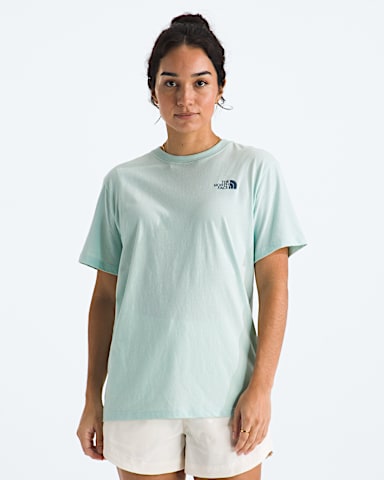 Womens Exploring Since 66 Relaxed ShortSleeve Tee TNF Opal Frost BACK