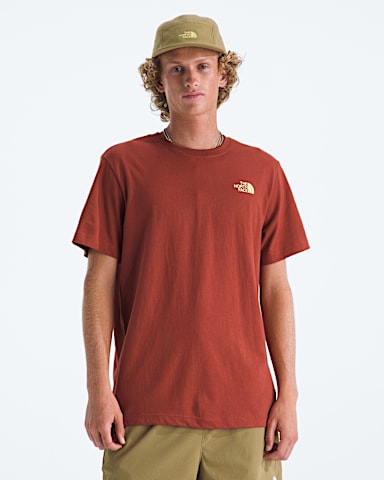 Mens Escape The City Regular ShortSleeve Tee TNF Iron Clay BACK