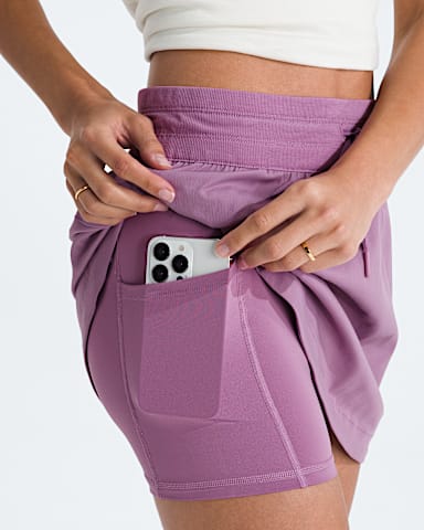 Womens Aphrodite Arise Skort TNF Hushed Lavender HERO2
