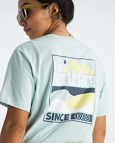 Womens Exploring Since 66 Relaxed ShortSleeve Tee TNF Opal Frost HERO2